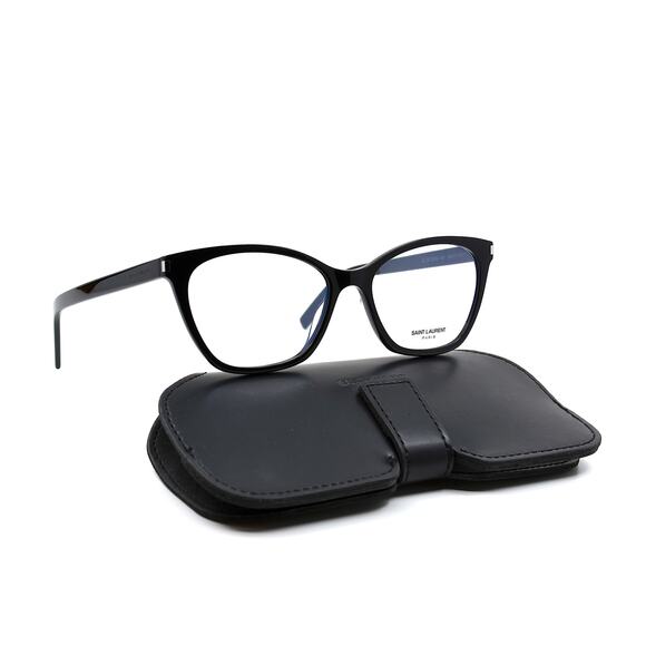 SAINT LAURENT SL 287 SLIM BLACK AUTHENTIC EYEGLASSES FRAME - Picture 4 of 14